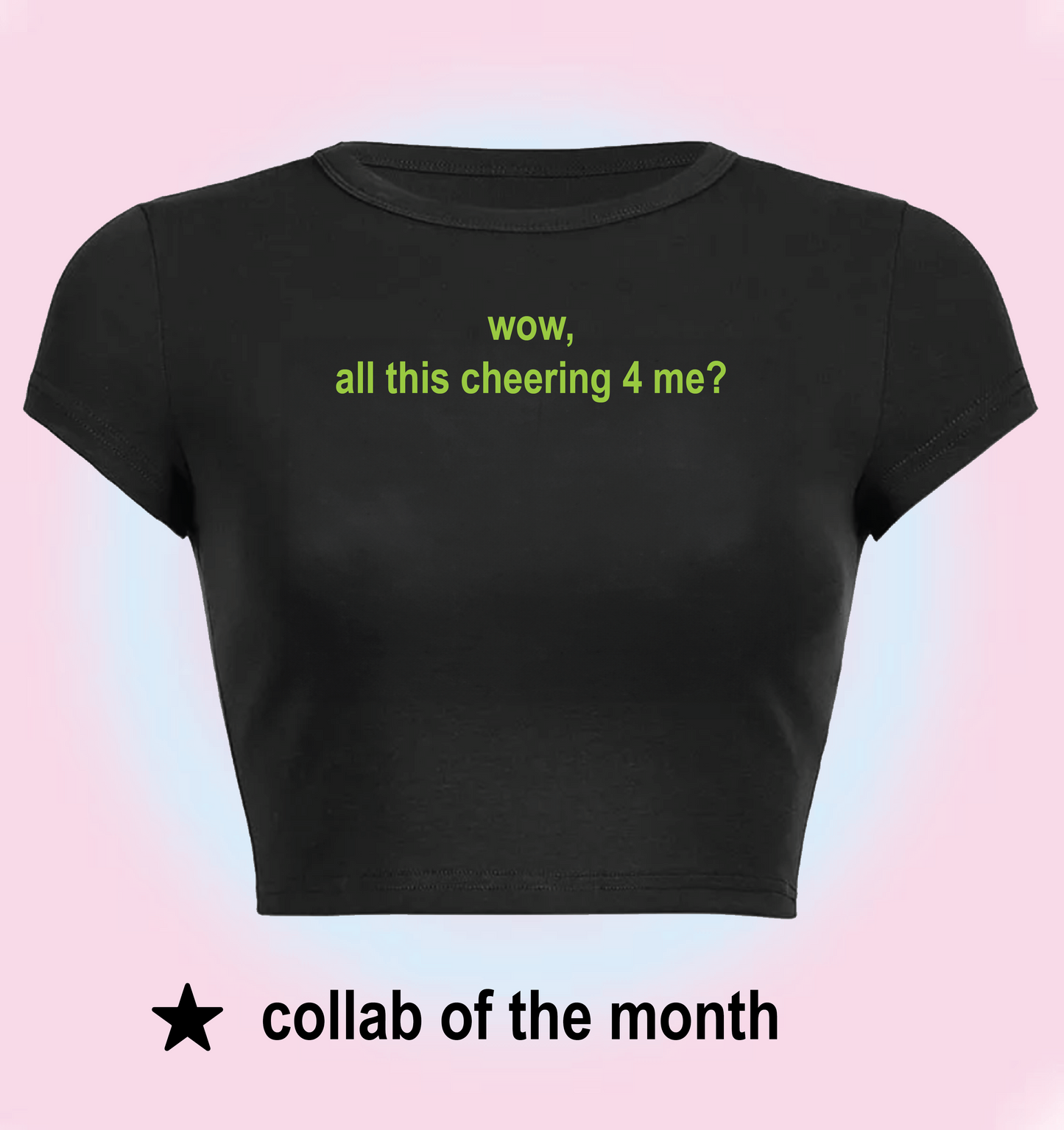 wow all this cheering 4 me?