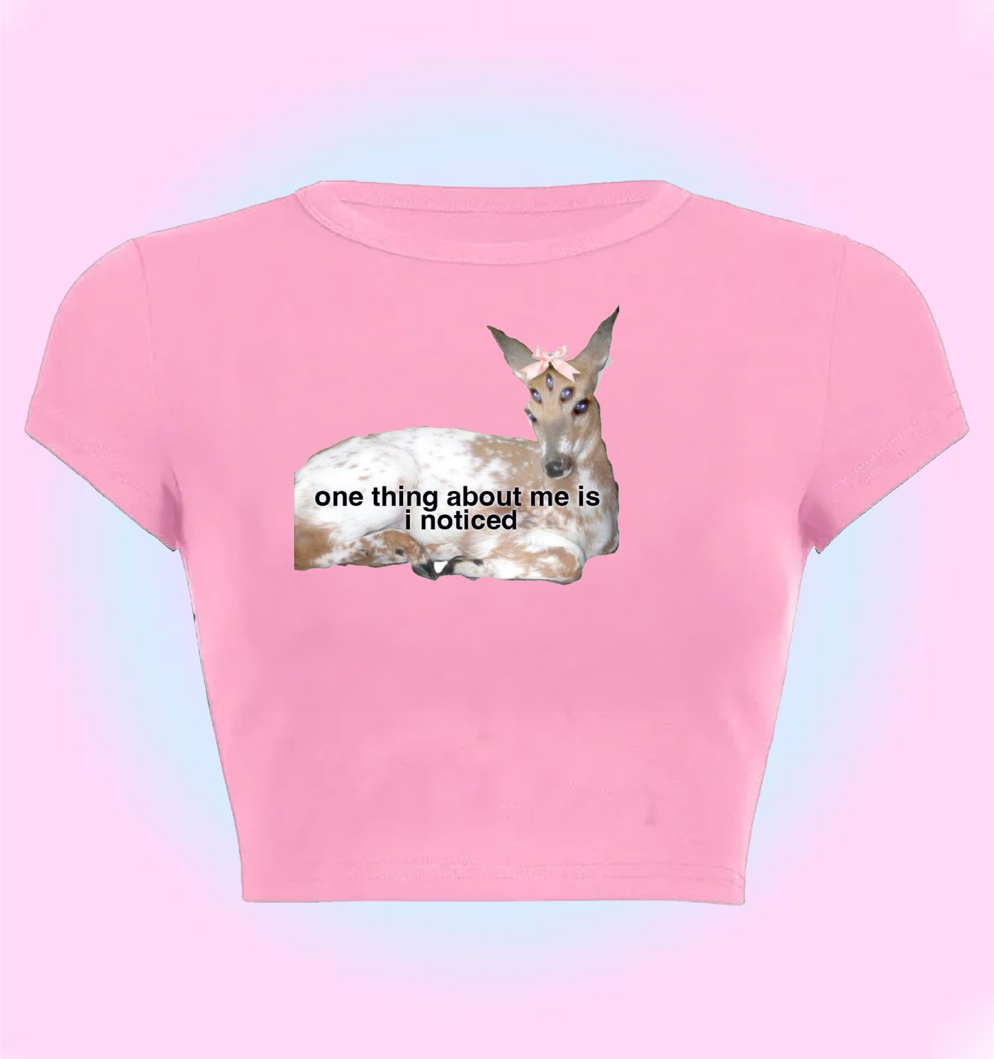 one thing about me is that I noticed