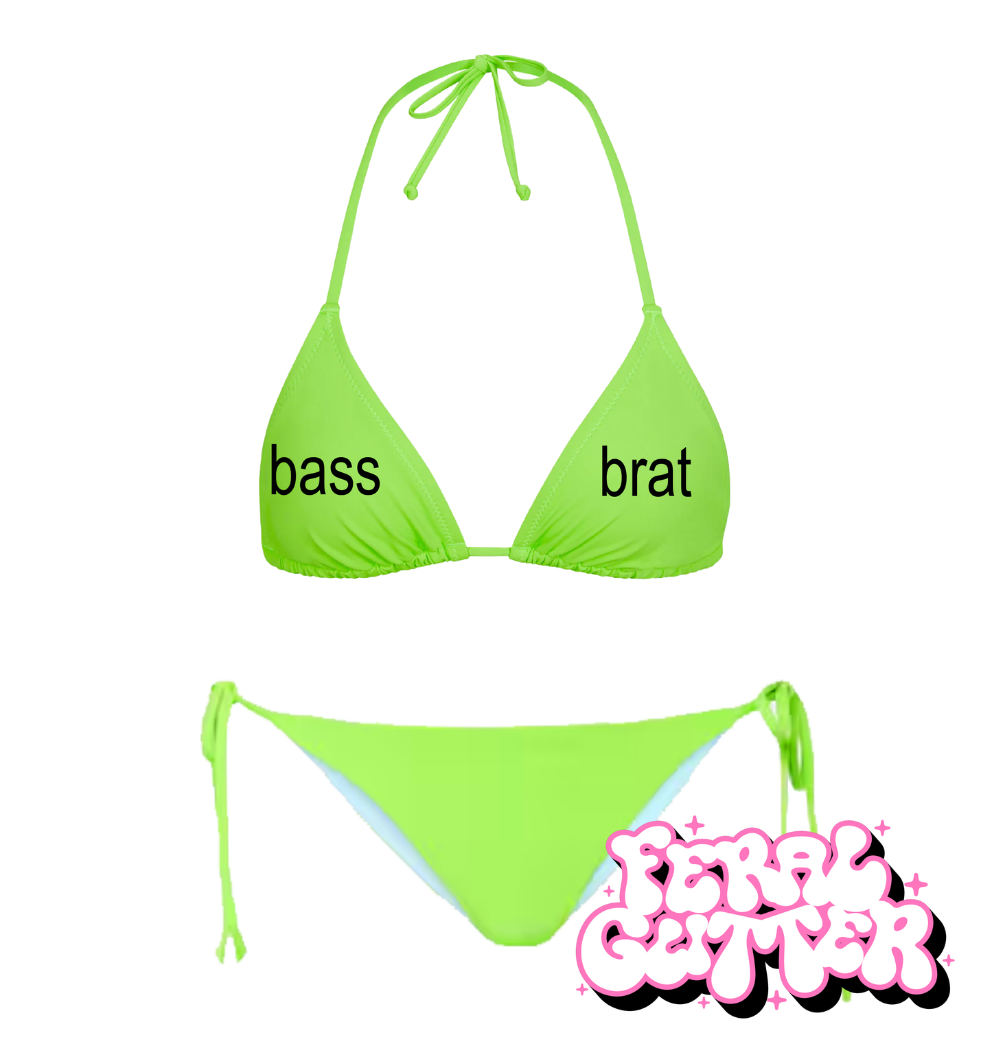 "bass brat" lost lands bikini💚