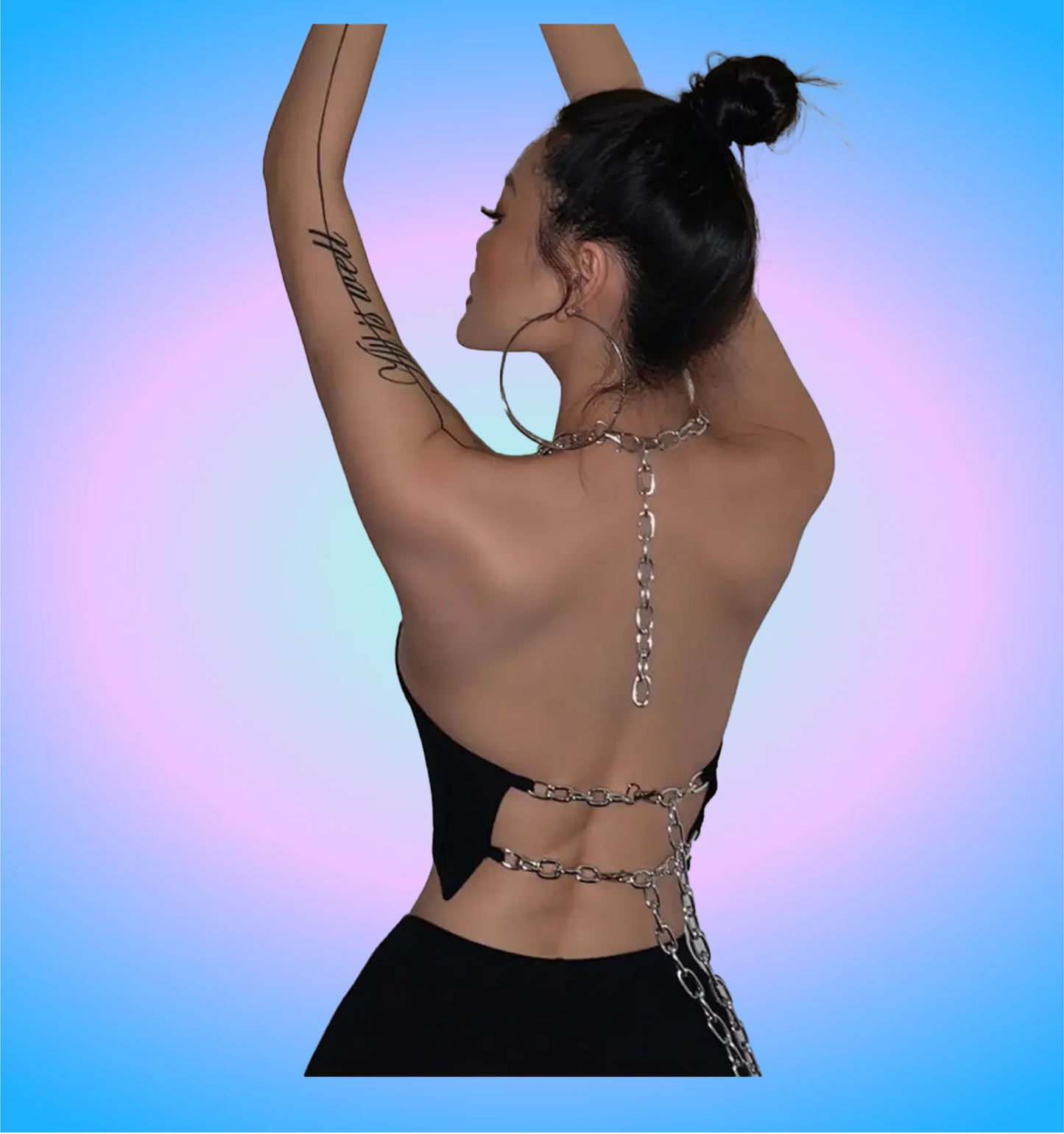 my girlfriend is literally on stage (chain version)