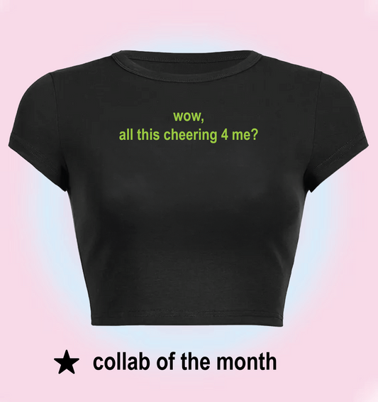 wow all this cheering 4 me?