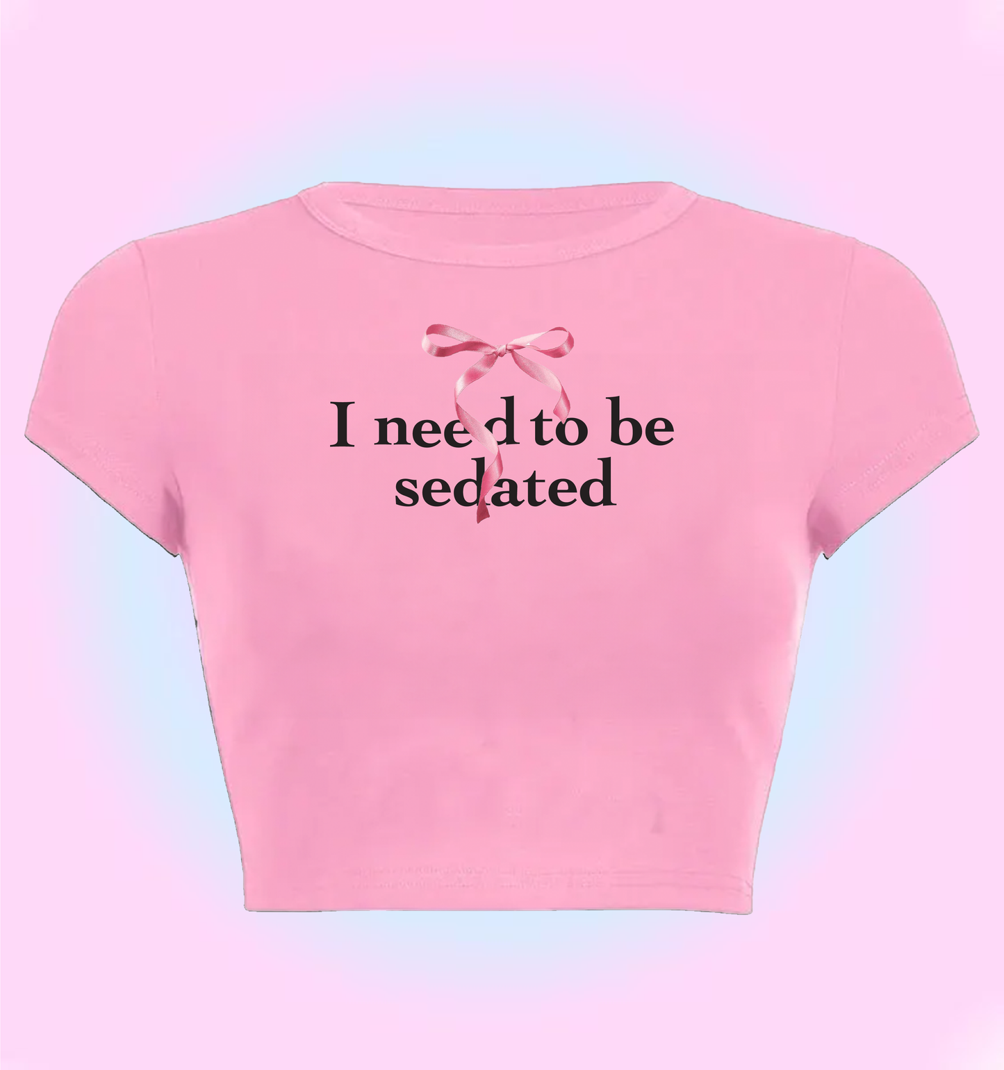 I need to be sedated