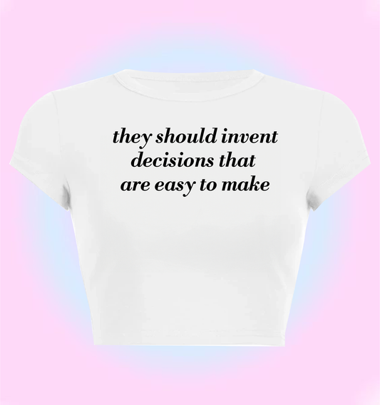 they should invest decisions that are easy to make