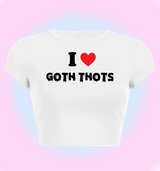 i love goth thots